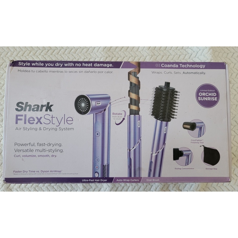 Shark FlexStyle Air Styling & Drying System - Orchid Sunrise - HD434PU - NEW
